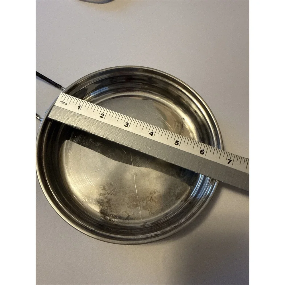 Vtg Stainless Steel Camping Mess Kit Nesting Cookware 3 Pc Set Hiking Packable